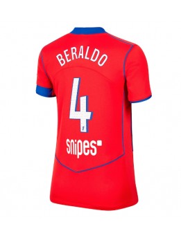 Paris Saint-Germain Lucas Beraldo #4 Replika Tredje Kläder Dam 2025-26 Kortärmad